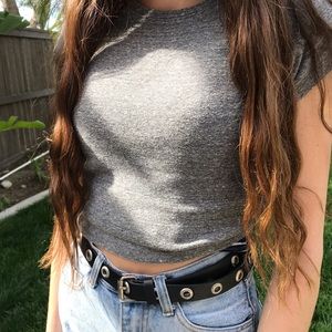 gray brandy Melville top